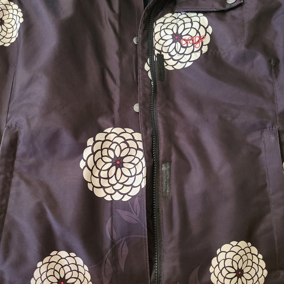 🌟Vintage Orage Black and White Winter Jacket Size Large - Picture 4 of 12